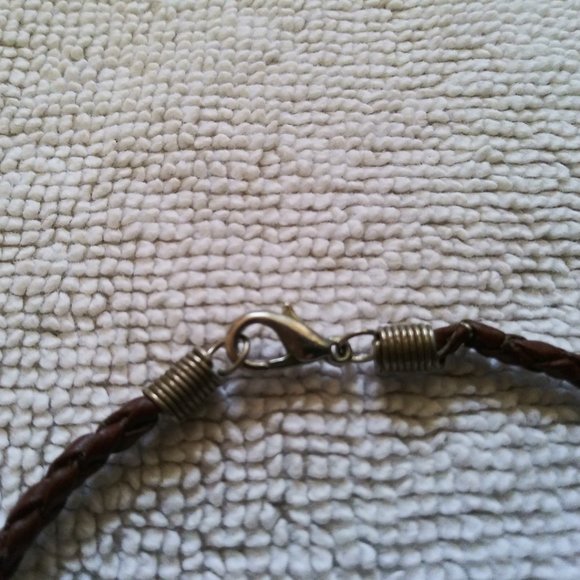 **SALE, SALE** Natural Light Brown & Gray Agate Necklace - Picture 5 of 12